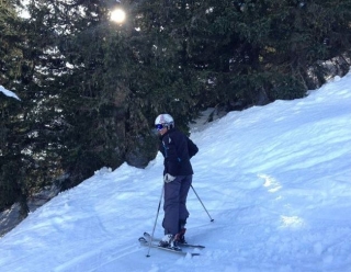  Sci perpendicolari alla pista 